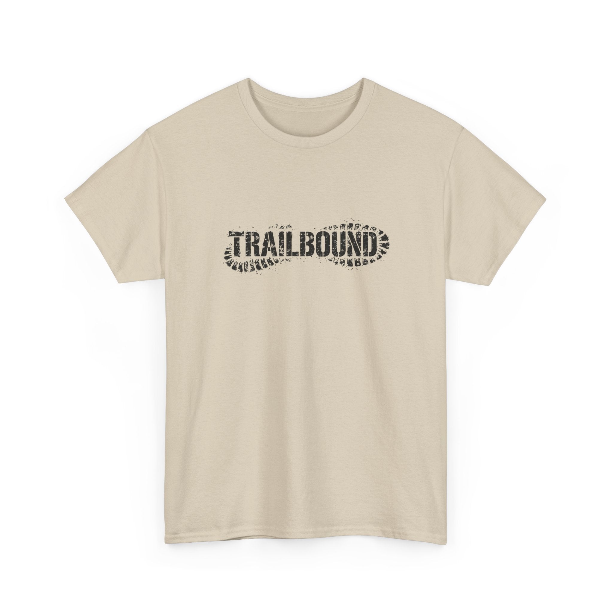Trailbound T-Shirt — Outdoor Hiking Tee with Bootprint Logo