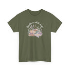 Relaxing Tea Illustration T-Shirt — "Breathe in, Exhale Doubt" Comfort Tee