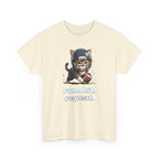 Funny Football Cat T-Shirt — "Run. Hit. Repeat." Cute Helmet Kitten Tee for Football Fans