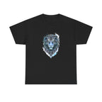 Tiger T-Shirt — Intricate Blue And White Tiger Graphic Tee