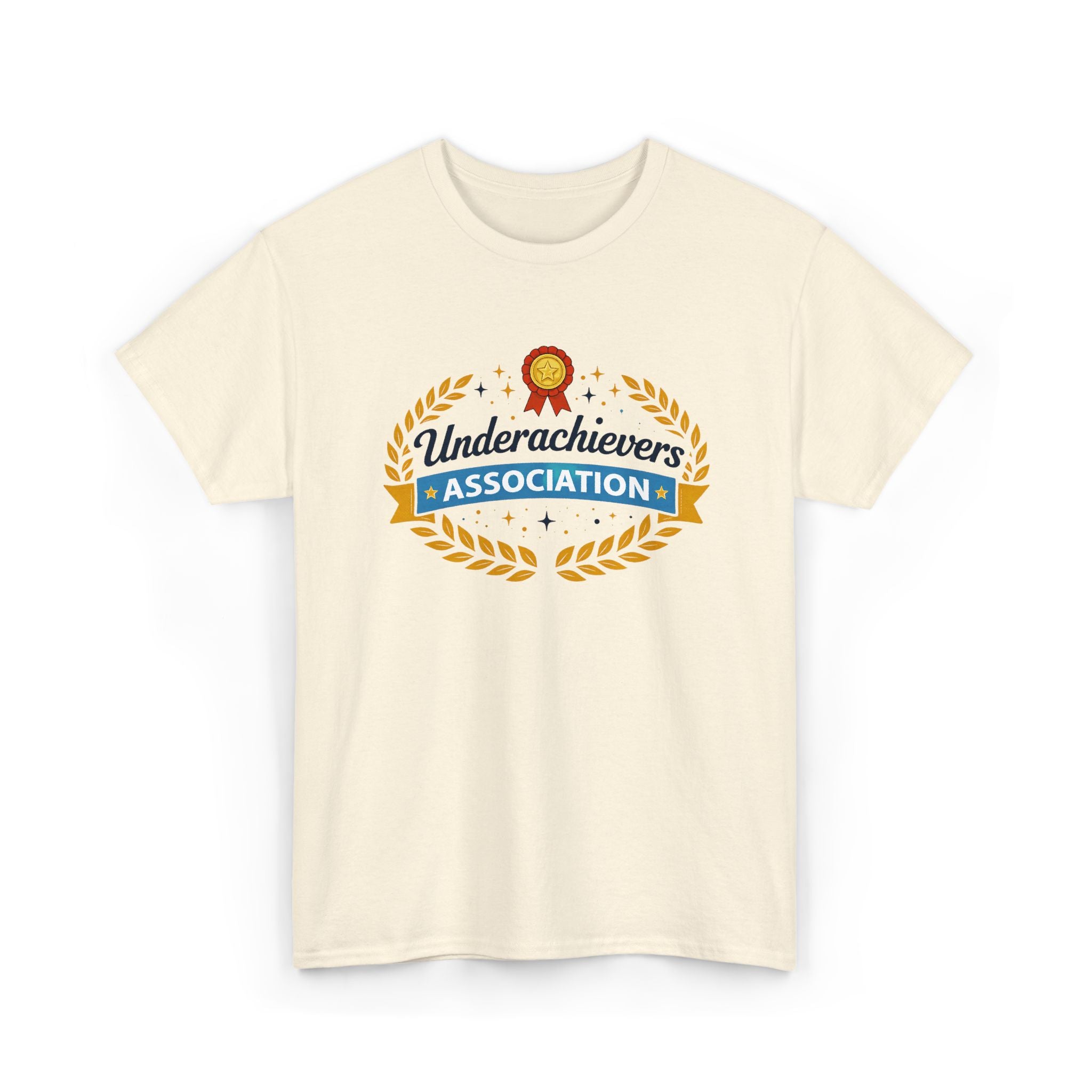 Underachievers Association T-Shirt — Funny Retro Badge Graphic Tee