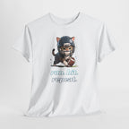 Funny Football Cat T-Shirt — "Run. Hit. Repeat." Cute Helmet Kitten Tee for Football Fans