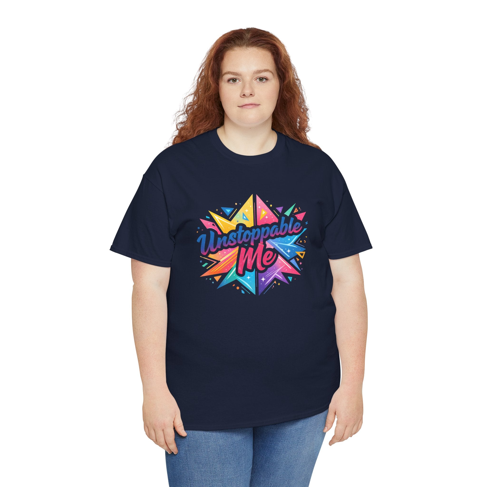 Unstoppable Me T-Shirt — Colorful Motivational Graphic Tee