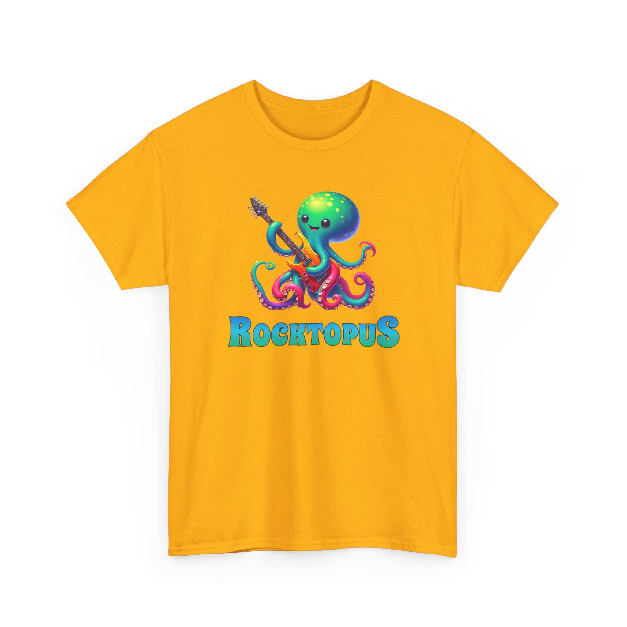 Rocktopus T-Shirt — Cute Octopus Playing Guitar Graphic Tee