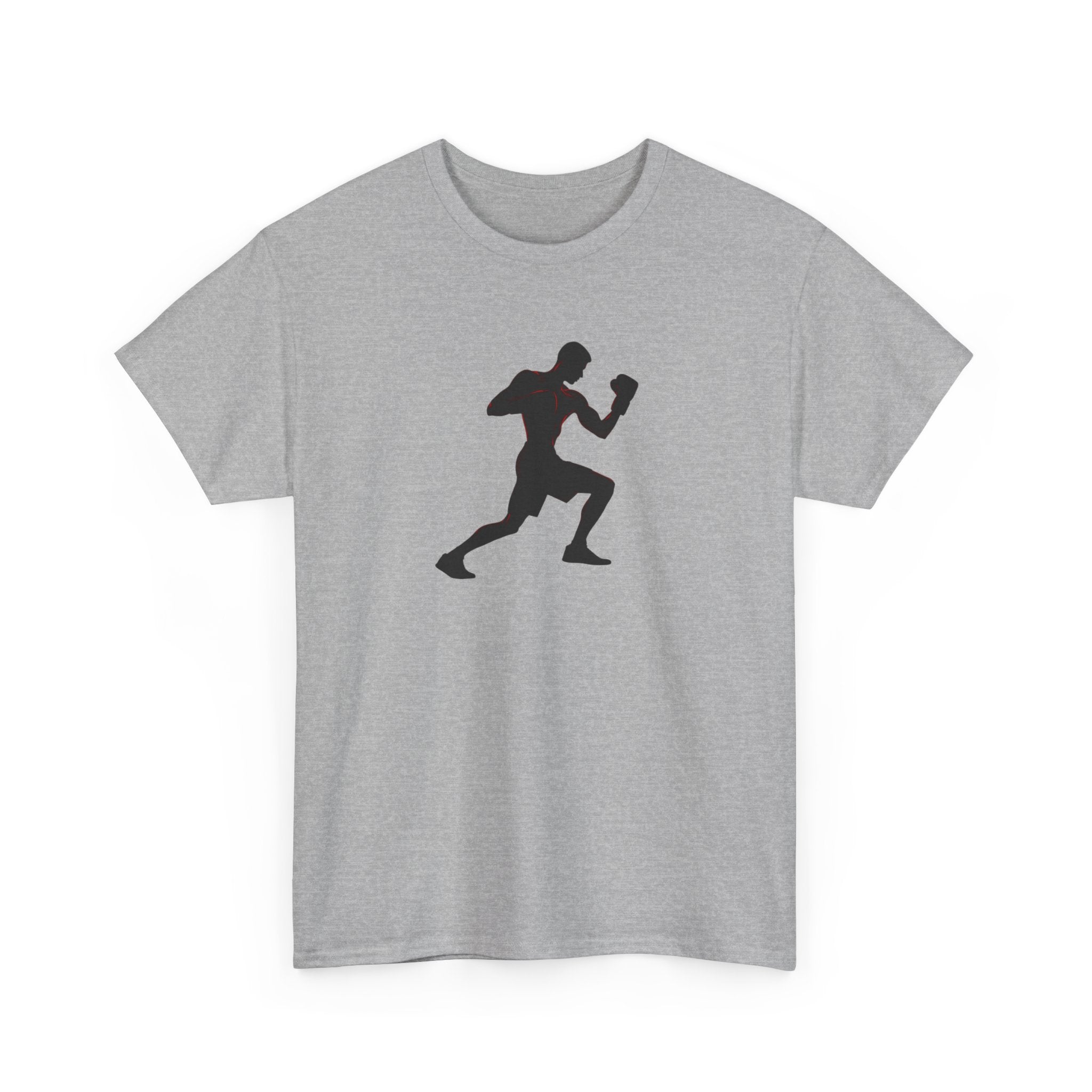 Boxer Silhouette T-Shirt — Minimal Boxing Gym Tee