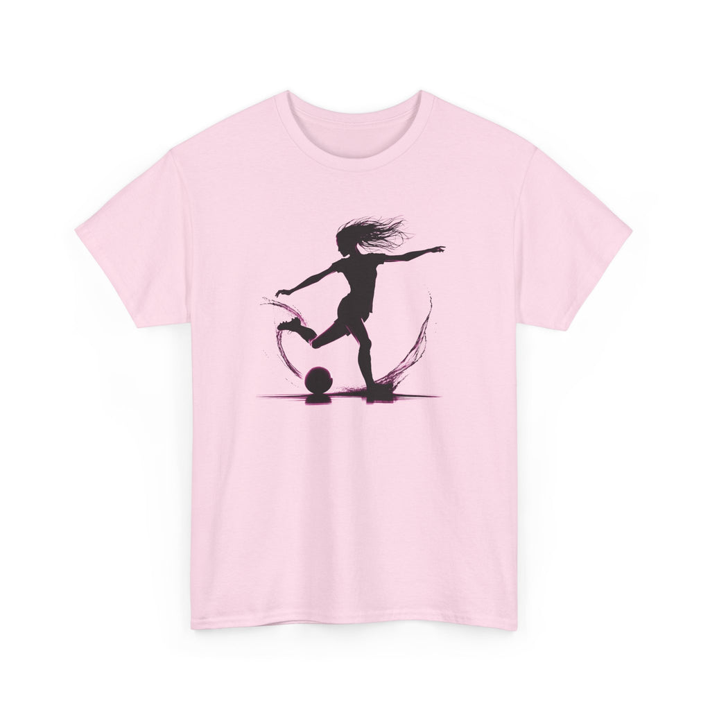Woman Soccer Player Silhouette T‑Shirt