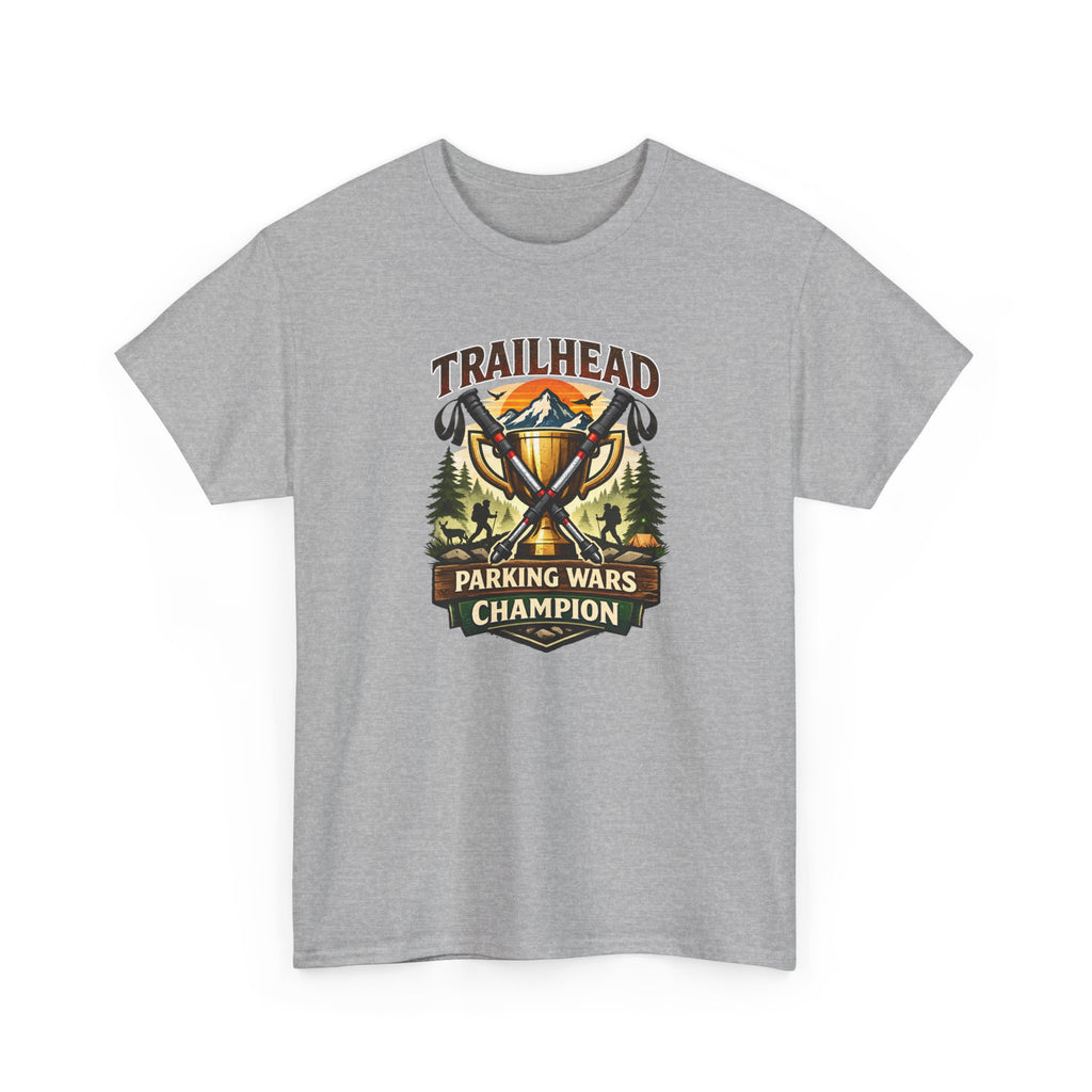 Trailhead 'Parking Wars Champion' T-Shirt — Outdoor Camping Adventure Tee