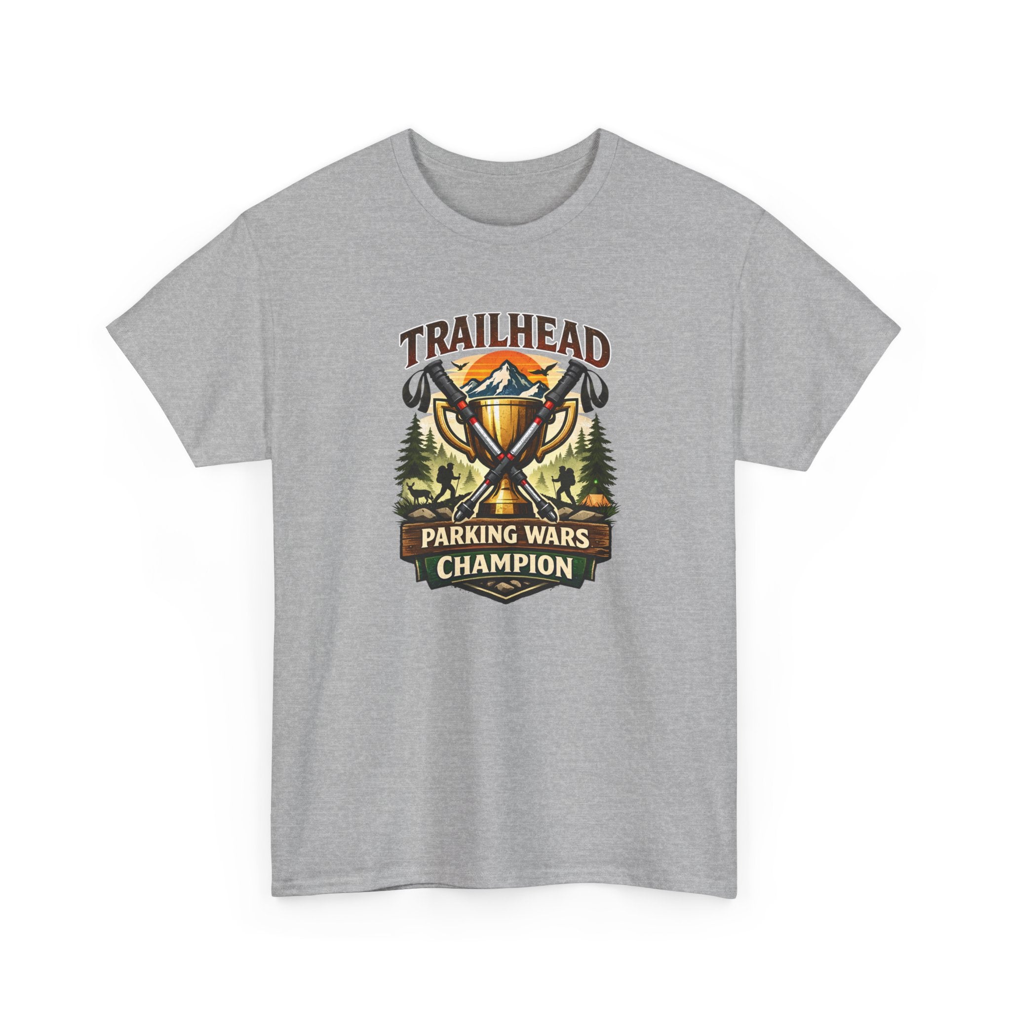 Trailhead 'Parking Wars Champion' T-Shirt — Outdoor Camping Adventure Tee