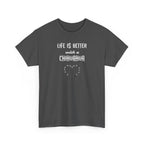 Life Is Better with a Chihuahua Heart Dog Lover Tee