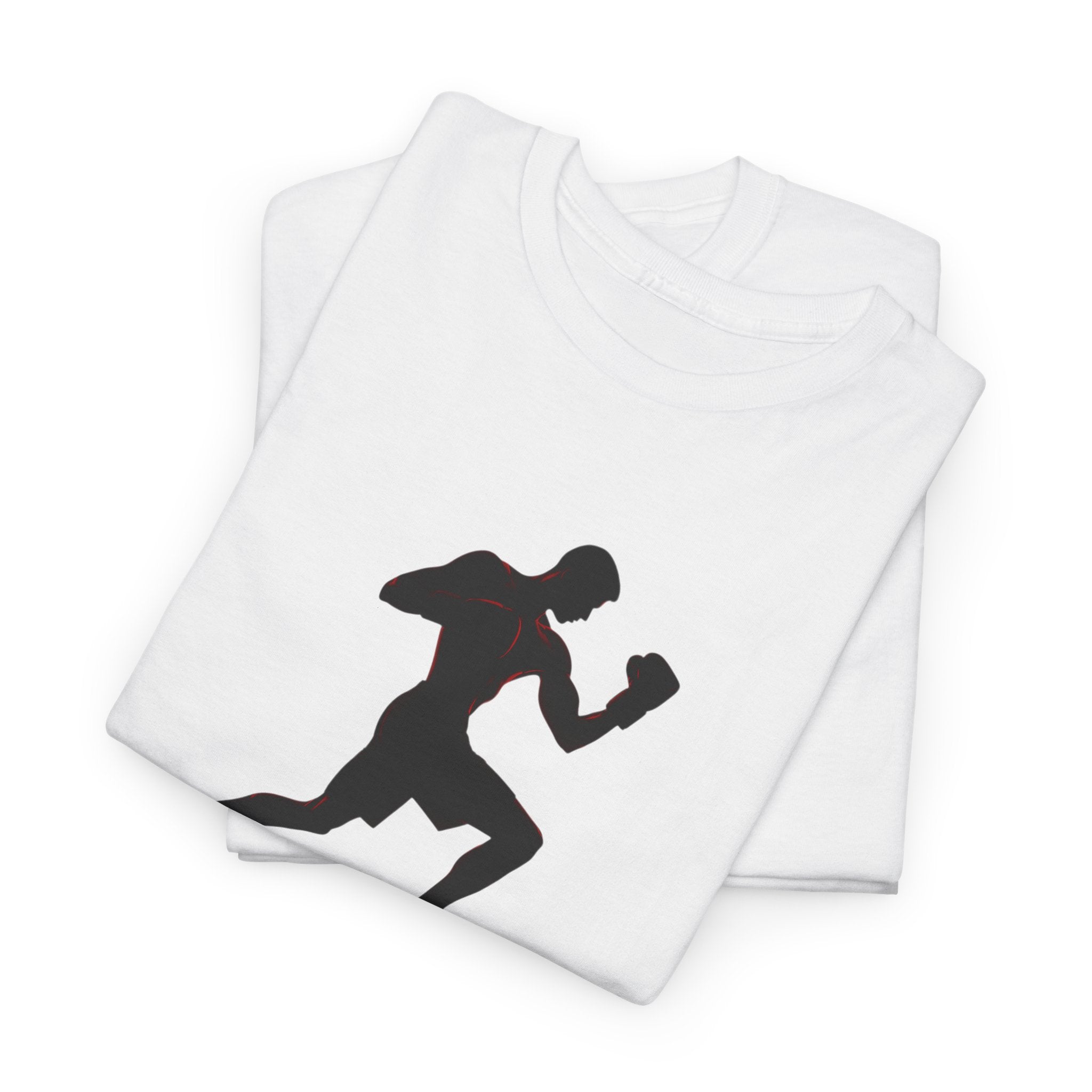 Boxer Silhouette T-Shirt — Minimal Boxing Gym Tee