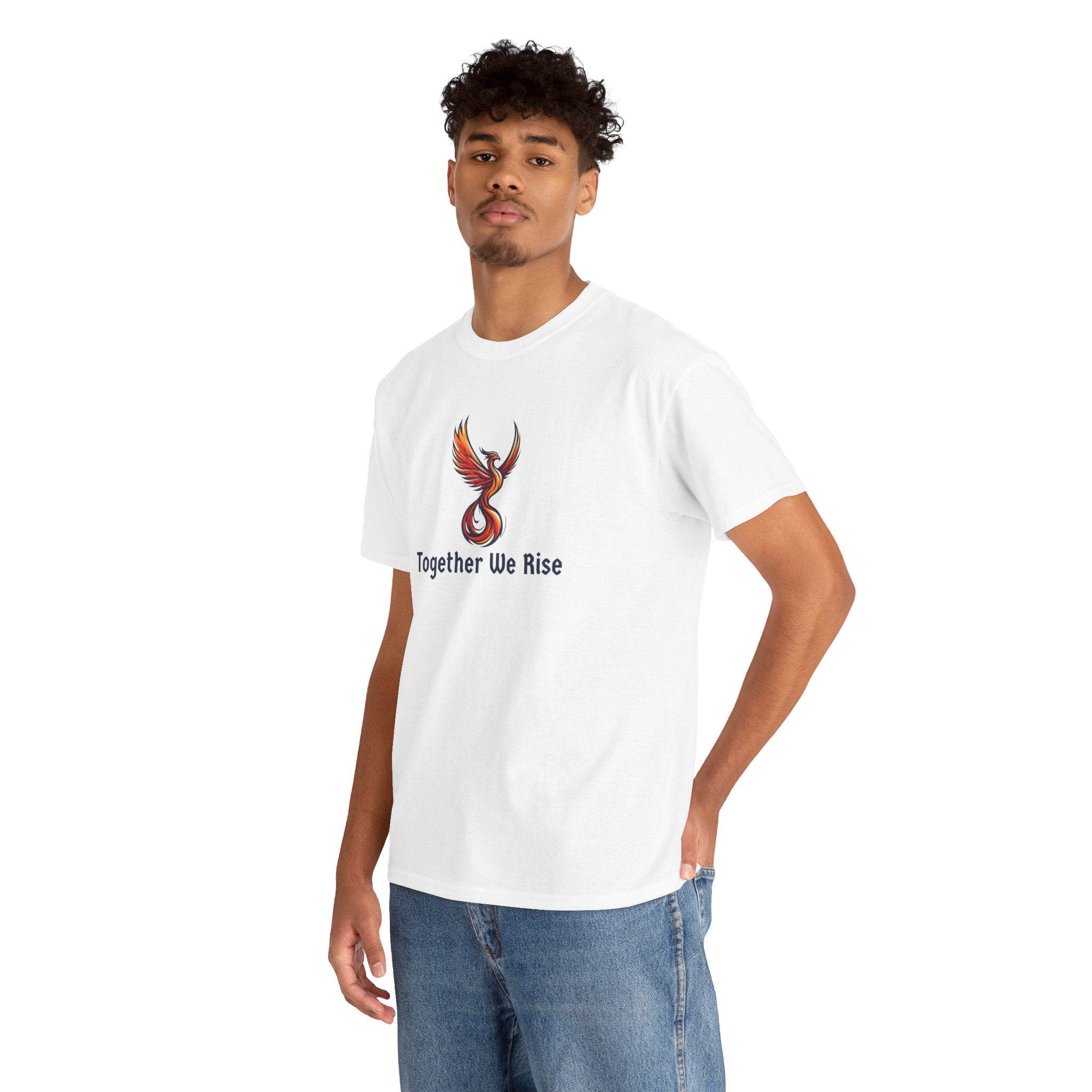 Phoenix Rising T‑Shirt — "Together We Rise" Inspirational Tee
