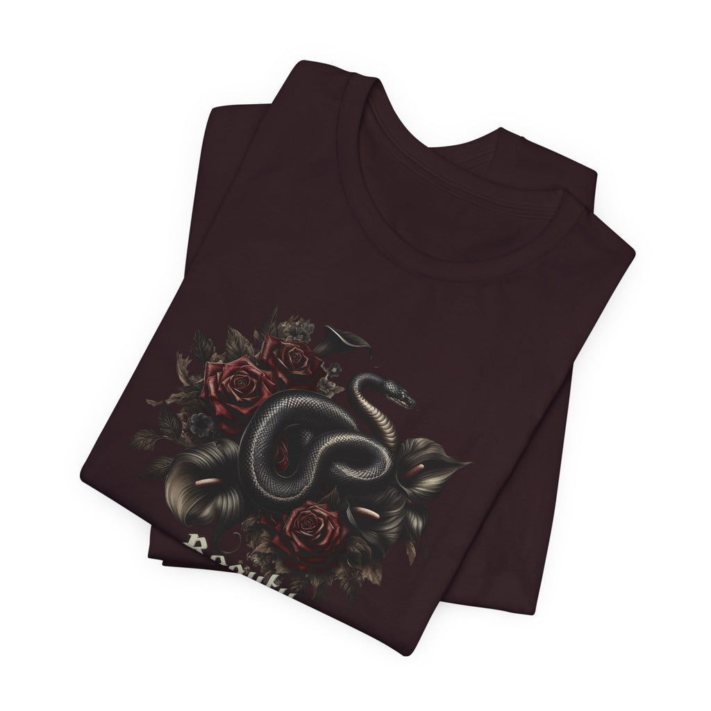 Snake Floral T-Shirt — Beauty in the Darkness Graphic Tee