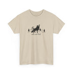 Howling Wolf T-Shirt — 'Solo, Not Lost' Mountain Graphic Tee