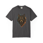Wolf Head Graphic T-Shirt — Intricate Tribal Wolf Art Tee
