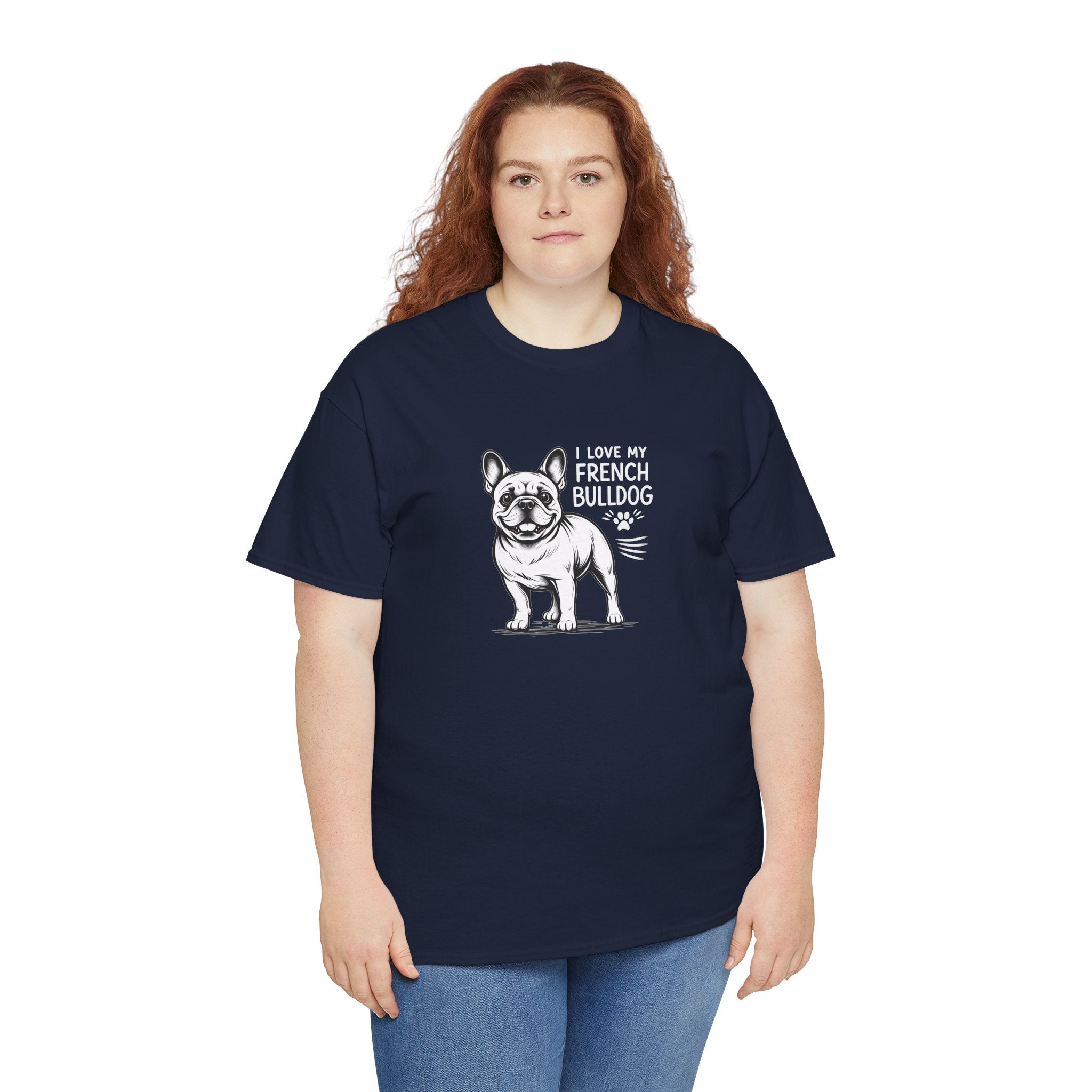 French Bulldog T-Shirt — "I Love My French Bulldog" Cute Dog Lover Tee