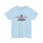 Cycling T‑Shirt — "This Is My Cardio" Bike Heartbeat Tee