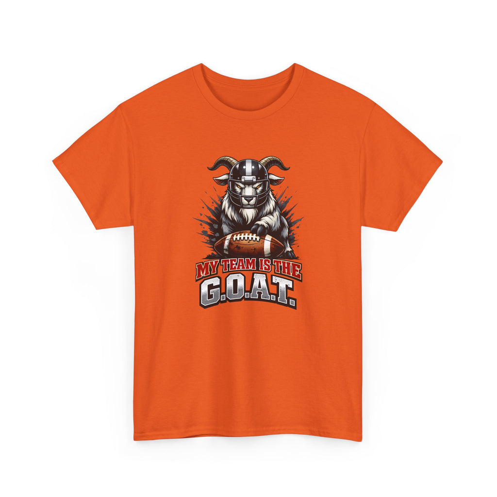 GOAT Football Tee - "My Team Is The GOAT" Graphic T-Shirt