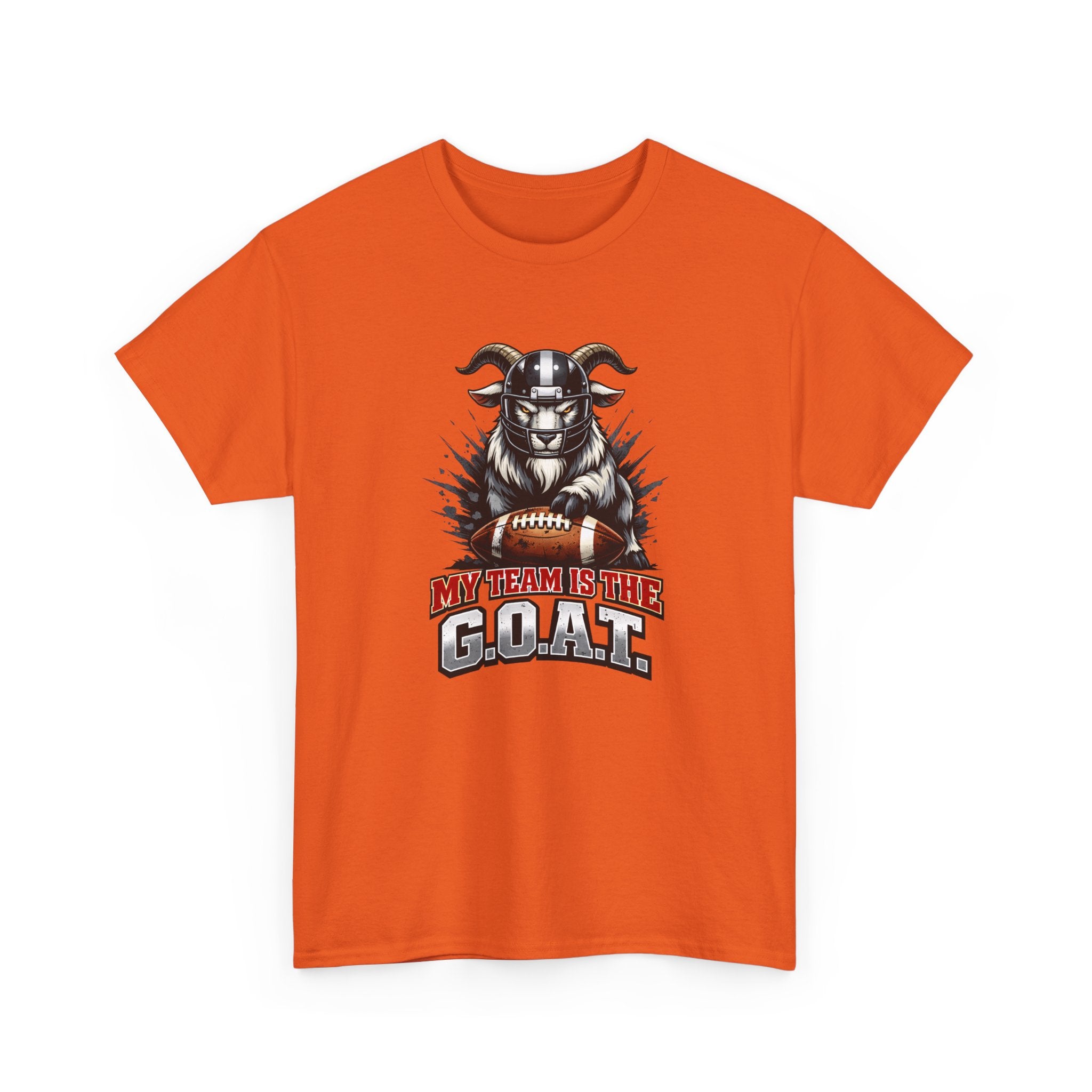 GOAT Football Tee - "My Team Is The GOAT" Graphic T-Shirt