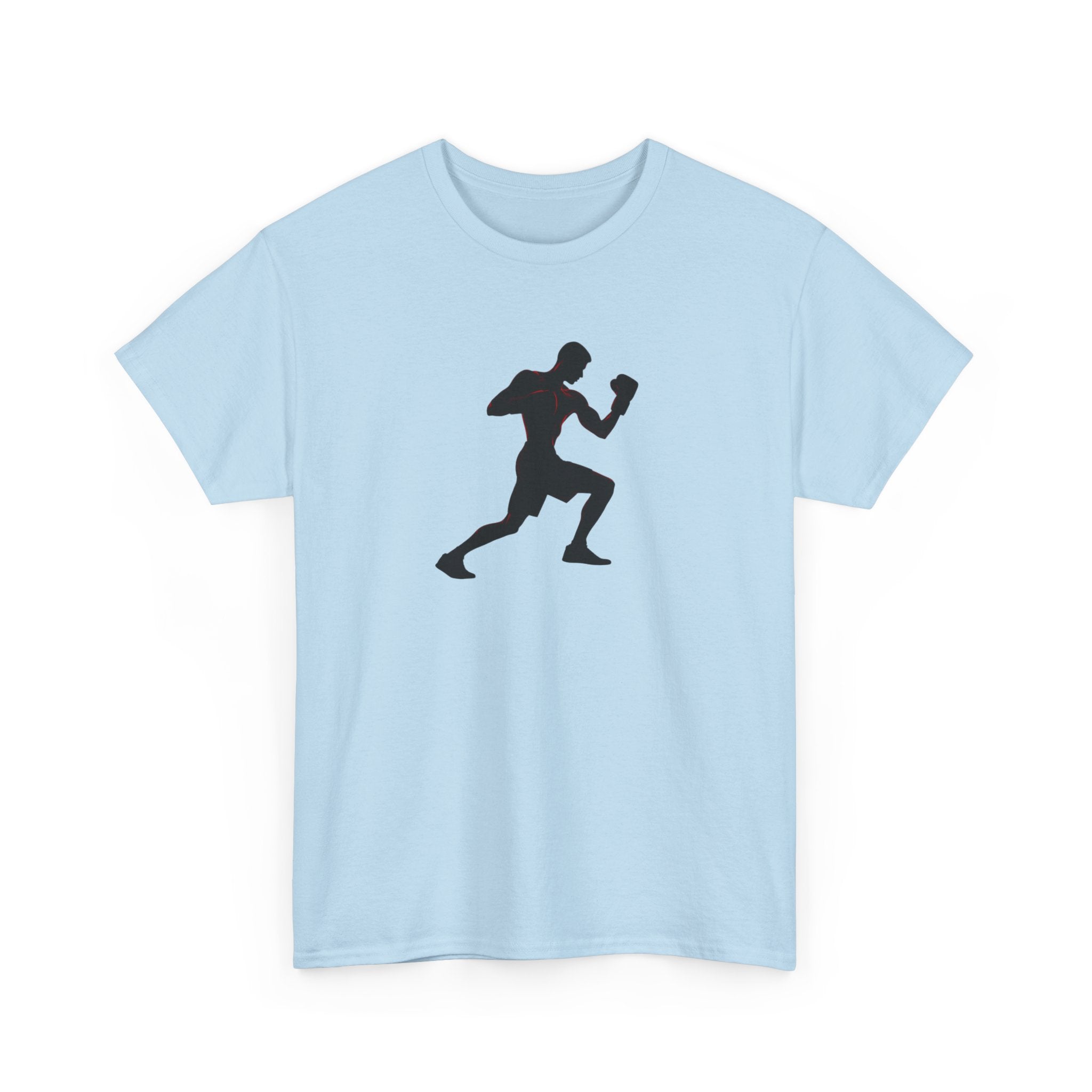 Boxer Silhouette T-Shirt — Minimal Boxing Gym Tee