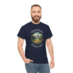 Camp More Stress Less T-Shirt — Outdoor Camping Nature Graphic Tee