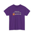 Grammar Nerd T-Shirt — "Silently Correcting Your Grammar" Sarcastic Humor Tee