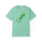 Green Gecko Graphic T-Shirt — Nature Lizard Shirt