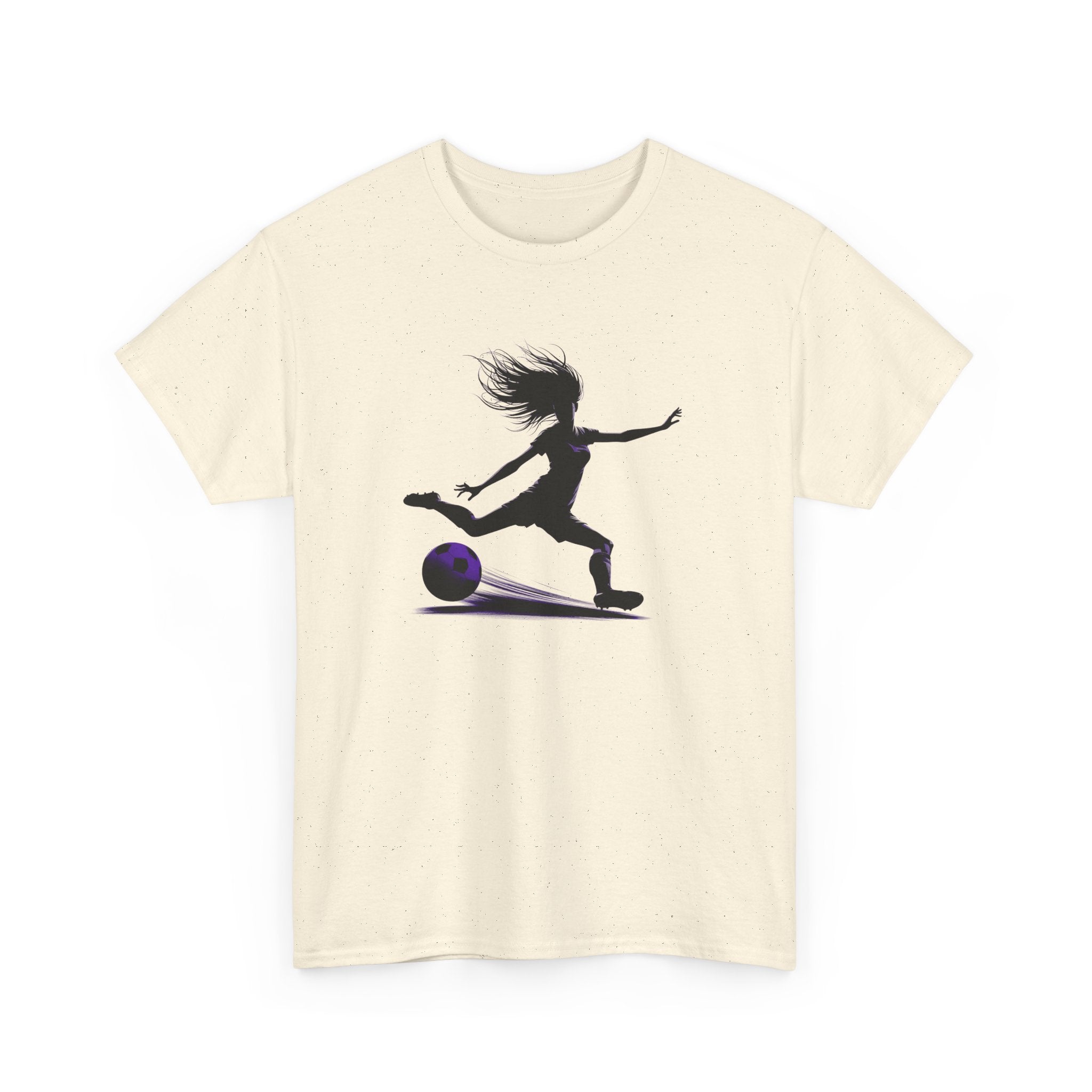 Girls Soccer Silhouette T-Shirt – Soccer Player Graphic Tee