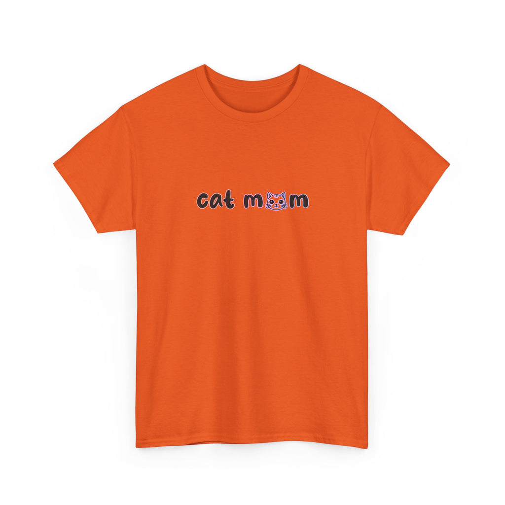 Cat Mom T-Shirt — Cute Minimalist Cat Mom Tee