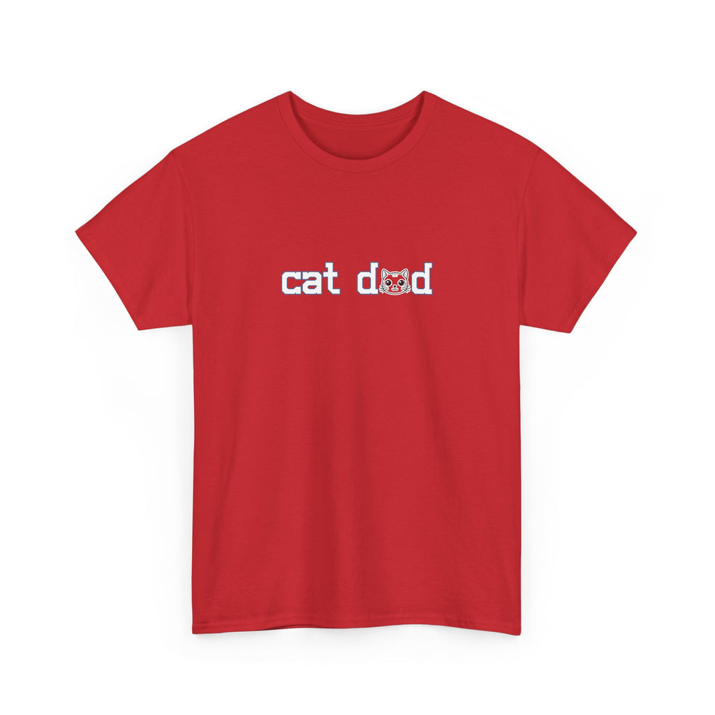 Cat Dad T‑Shirt — Minimalist Funny Cat Lover Tee