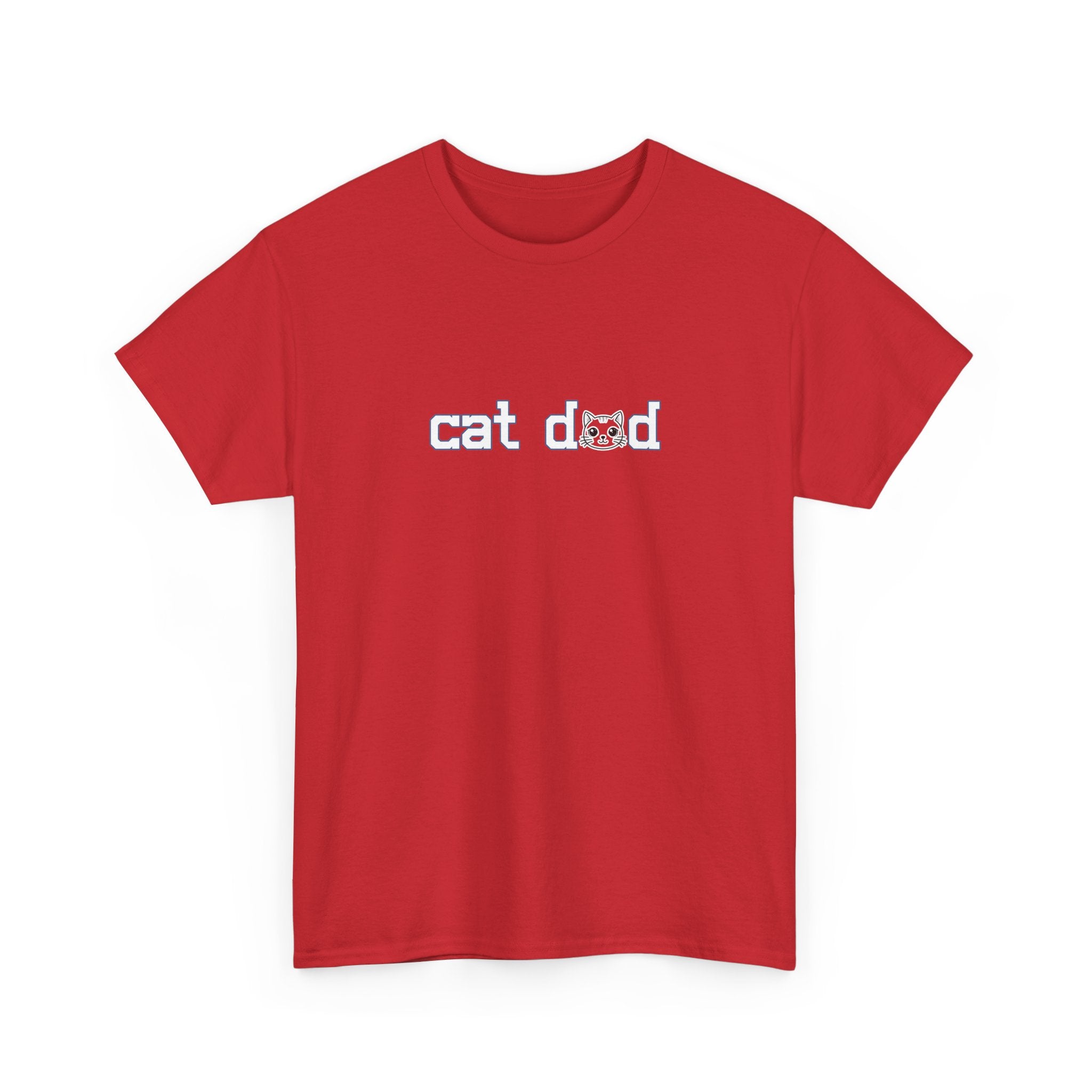 Cat Dad T‑Shirt — Minimalist Funny Cat Lover Tee