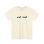 Cat Dad T‑Shirt — Minimalist Funny Cat Lover Tee