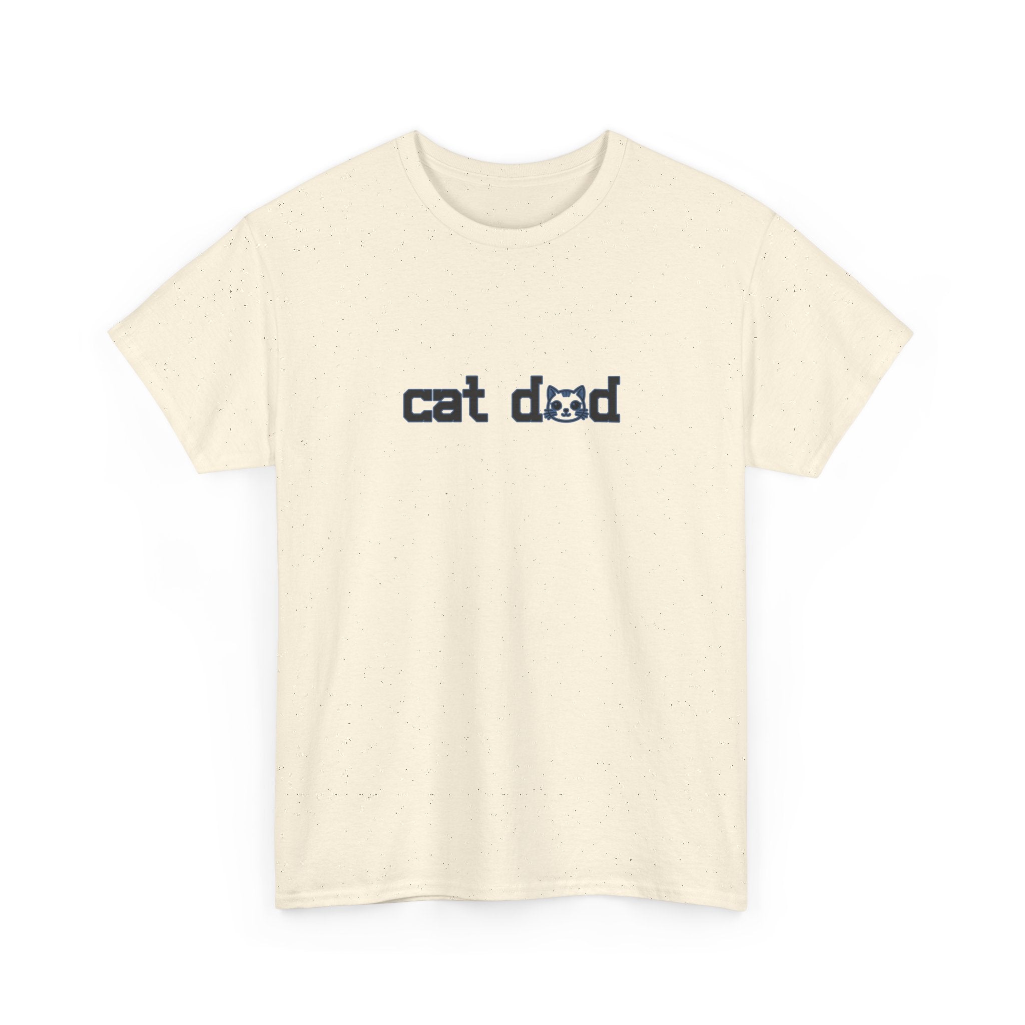 Cat Dad T‑Shirt — Minimalist Funny Cat Lover Tee
