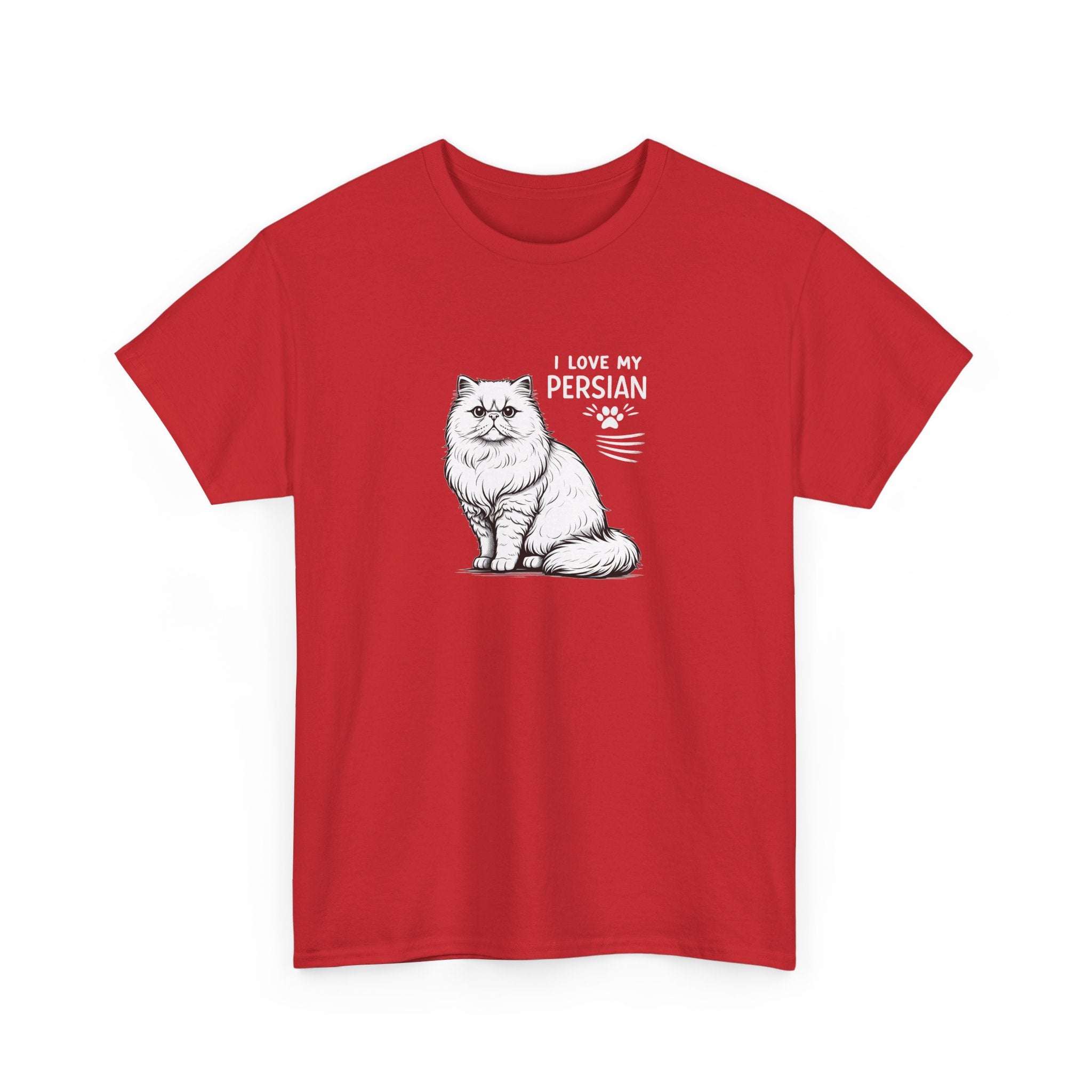 Persian Cat T-Shirt — "I Love My Persian" Tee
