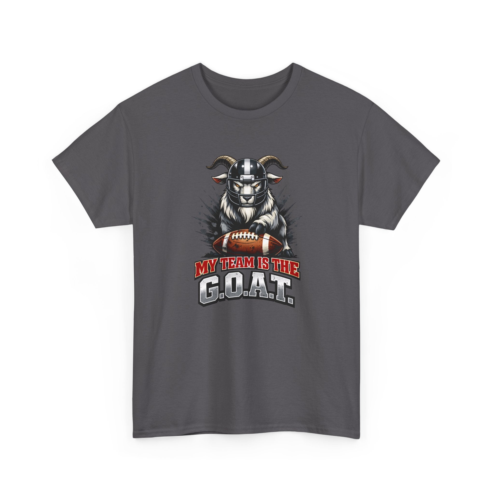 GOAT Football Tee - "My Team Is The GOAT" Graphic T-Shirt