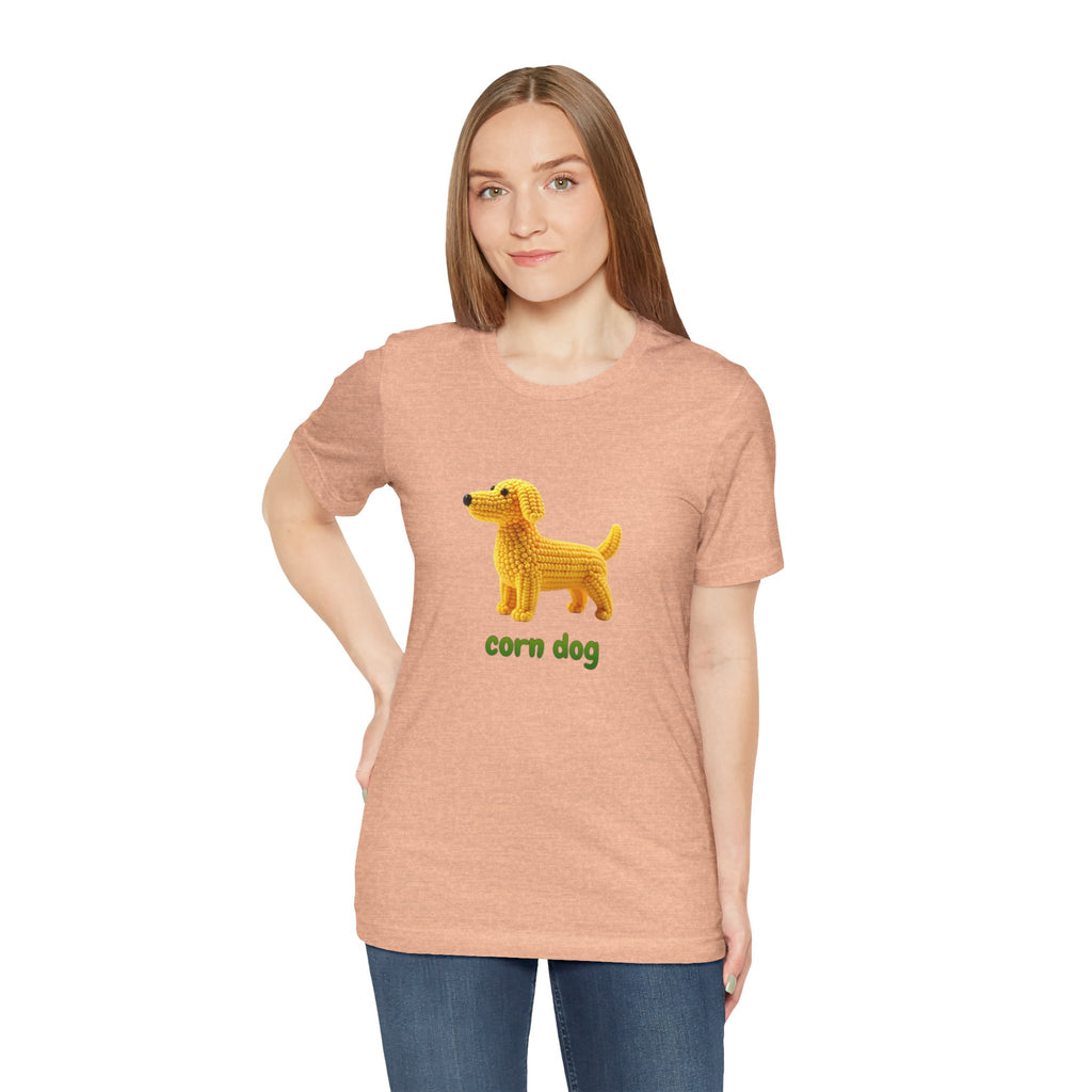 Corn Dog Dachshund T-Shirt — Cute Corn Dog Graphic Tee