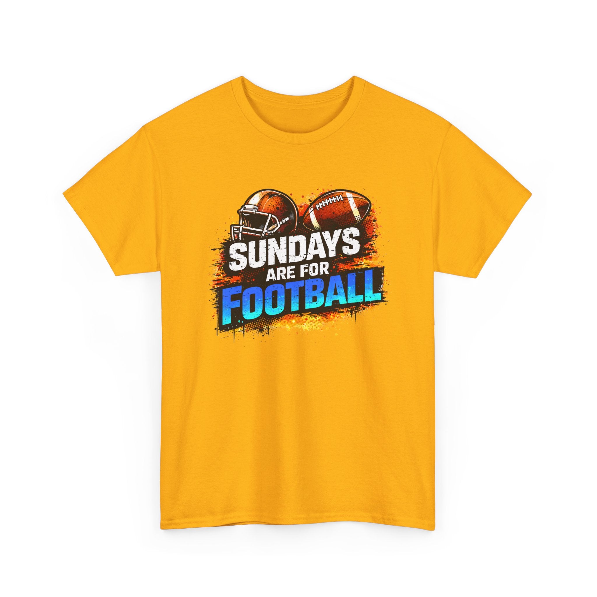 Sundays Are for Football T-Shirt — Football Fan Graphic Tee