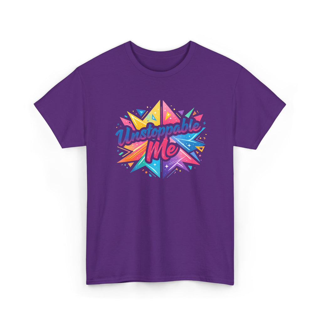 Unstoppable Me T-Shirt — Colorful Motivational Graphic Tee