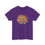 Stay Weird T-Shirt — Retro Rainbow Graphic Tee