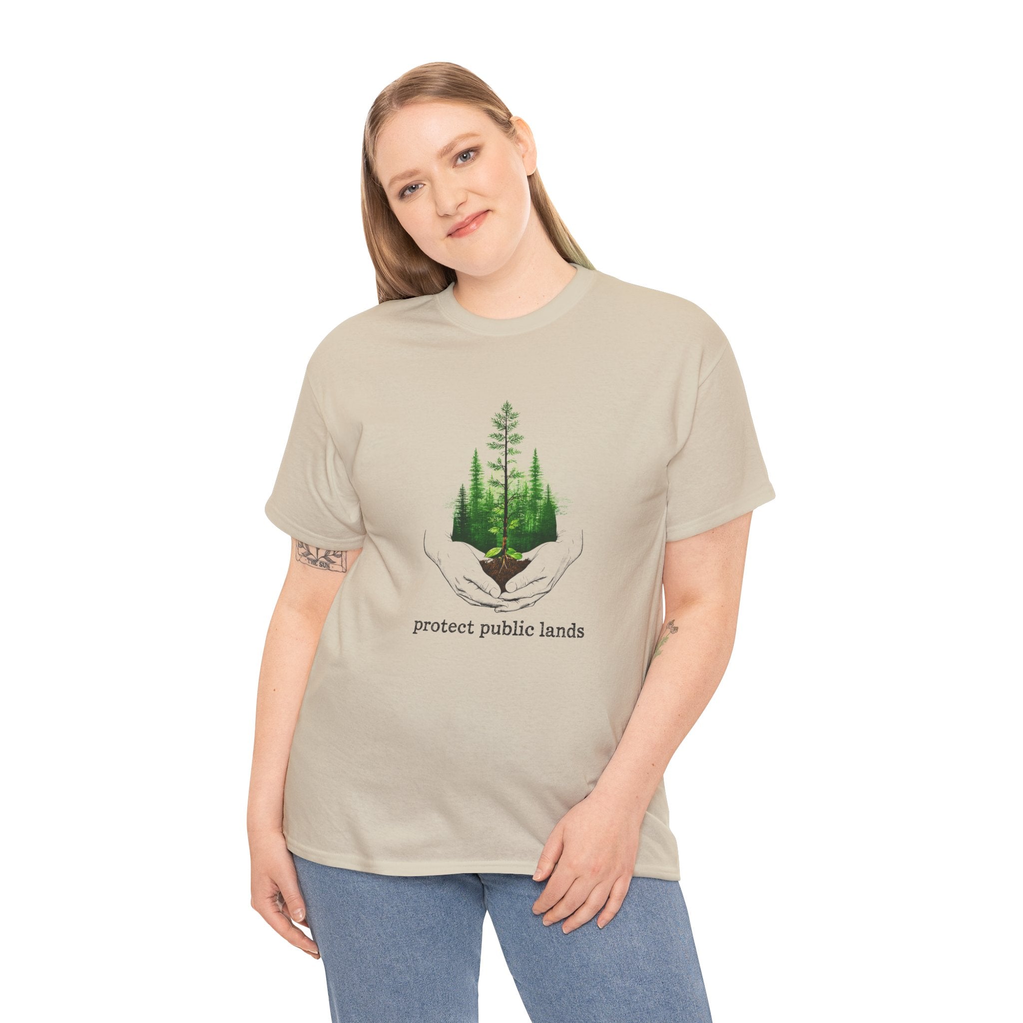 Protect Public Lands T-Shirt — Eco Forest Hands Tee