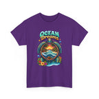 Ocean Dreams T‑Shirt — Tropical Sunset Sea Turtle Graphic Tee
