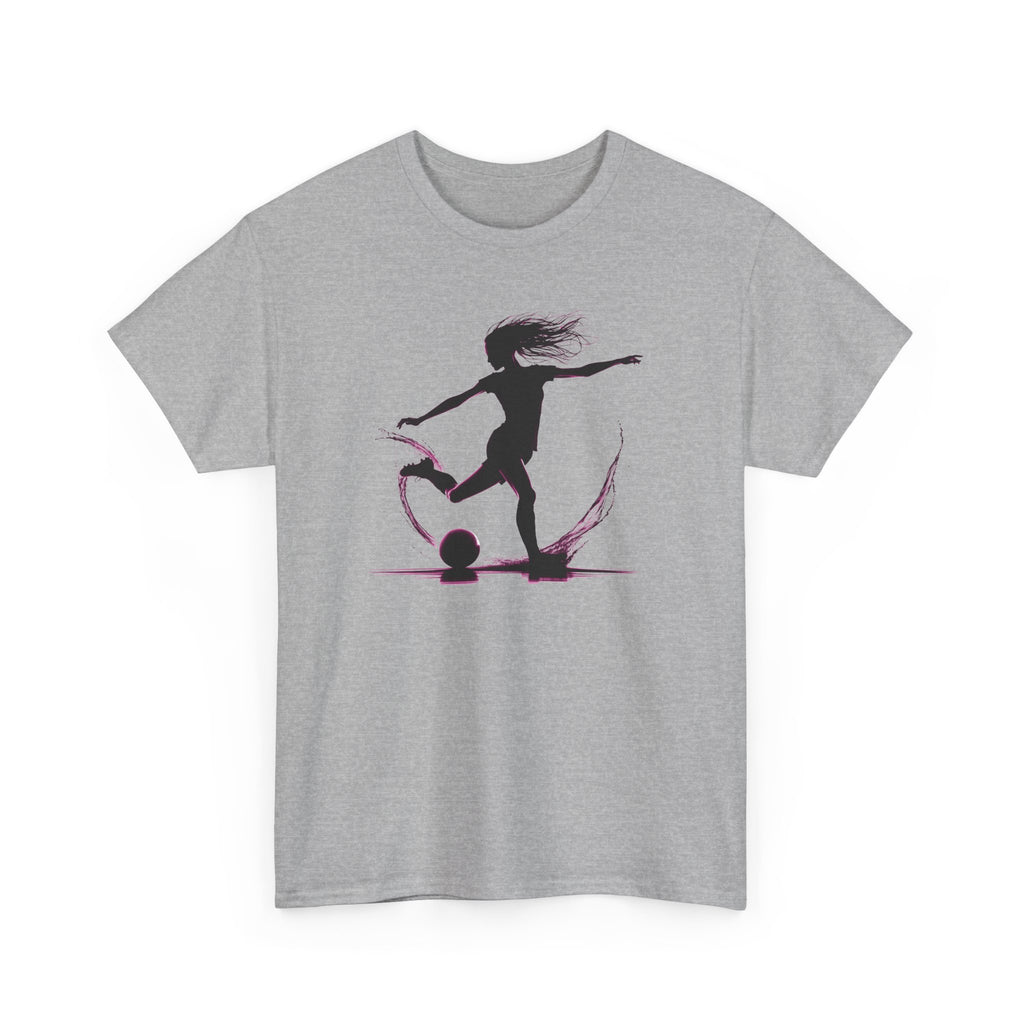 Woman Soccer Player Silhouette T‑Shirt