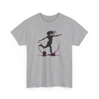 Woman Soccer Player Silhouette T‑Shirt