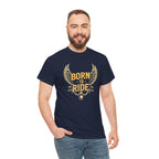 Born to Ride T‑Shirt — Motorcycle Wings Graphic Tee