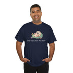 Pug Pizza Tee — "Just Here for the Food" Funny Dog T-Shirt