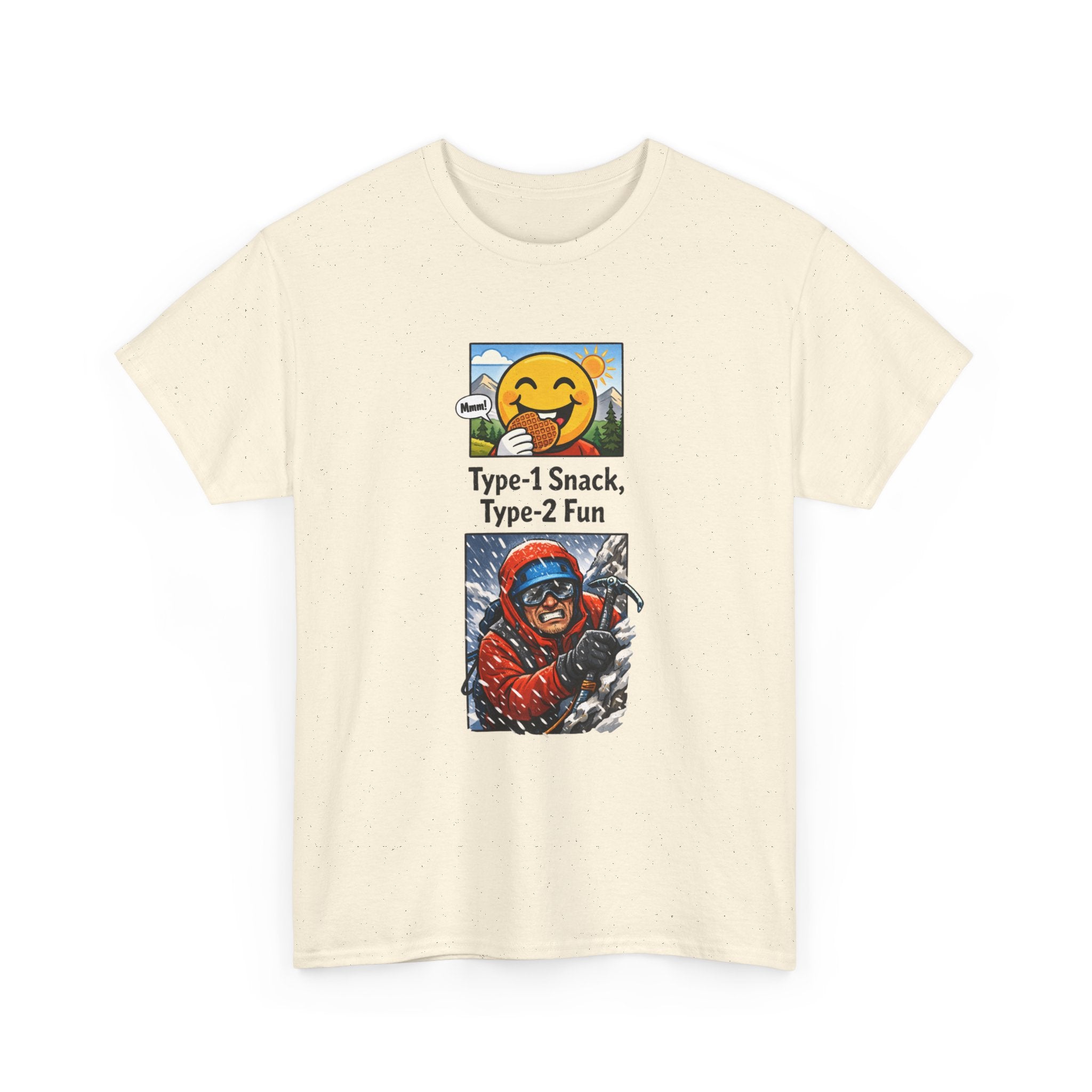 Type-1 Snack Type-2 Fun T-Shirt — Outdoor Adventure Hiking Camping Graphic Tee