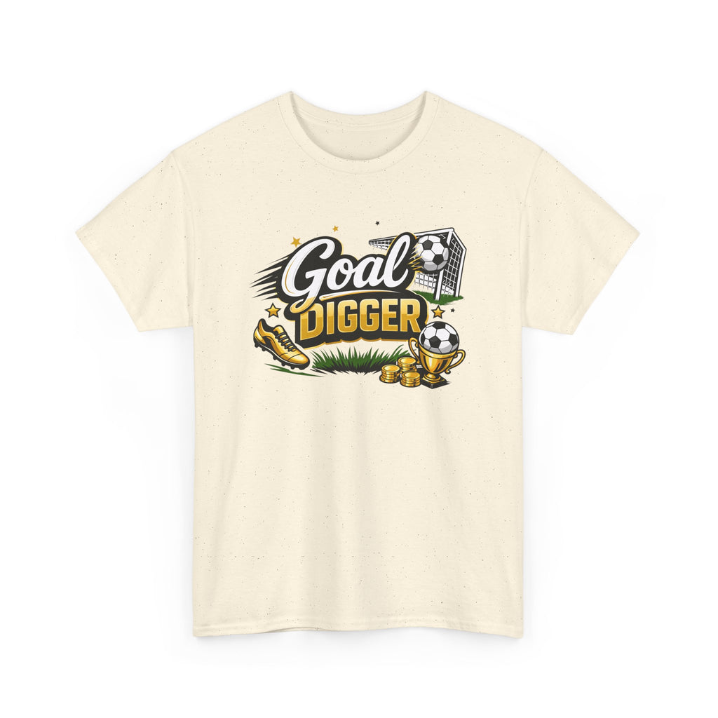 Goal Digger Soccer T-Shirt — Motivational Soccer Player Tee