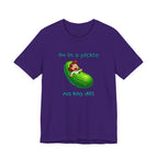 T-Shirt — “I’m in a Pickle, No Big Dill” Funny Pickle Graphic Tee