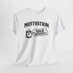 Motivation Sold Separately - Funny Vintage Graphic Tee