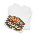 Fresh Air Club T-Shirt — Retro Mountain Sunset Outdoor Tee