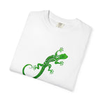 Green Gecko Graphic T-Shirt — Nature Lizard Shirt